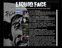 Tablet Screenshot of liquidface.cz